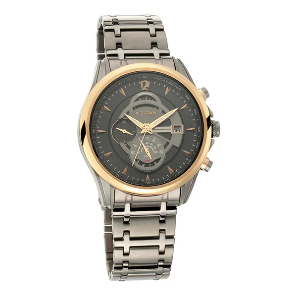 Đồng Hồ Nam Titan Maritime 1830KM01 Màu Xám