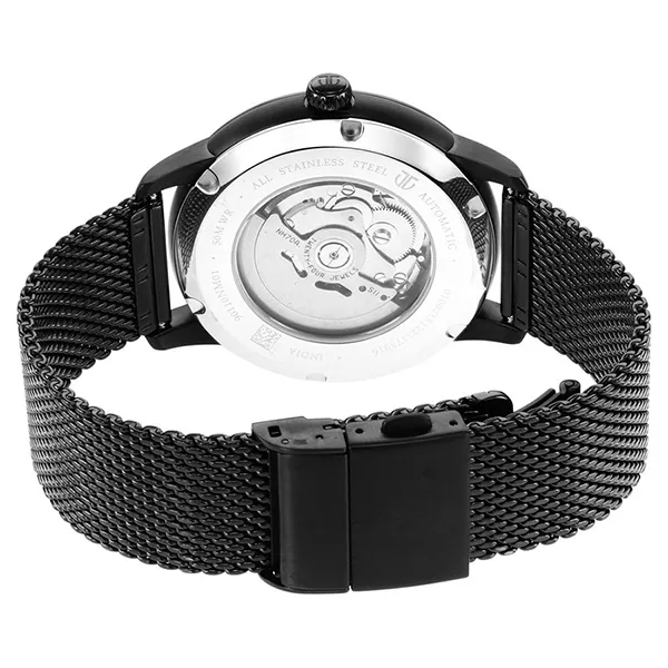 Đồng Hồ Nam Titan Mechanical Black Dial Automatic Watch 90110NM01 Màu Đen