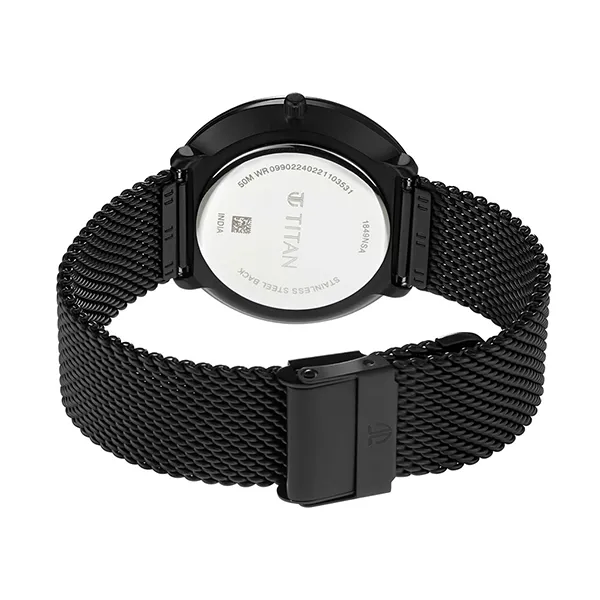 Đồng Hồ Nam Titan Minimals 1849NM01 Màu Đen Trắng