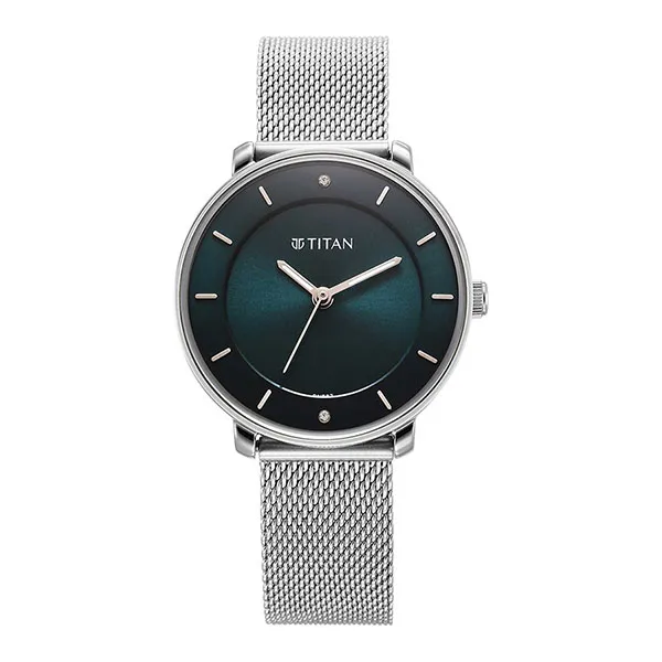 Đồng Hồ Nam Titan N/A 2728SM01 Màu Xanh Bạc