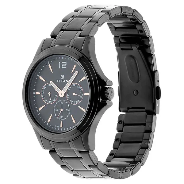 Đồng Hồ Nam Titan Neo All Blacks 1698NM01 Màu Đen