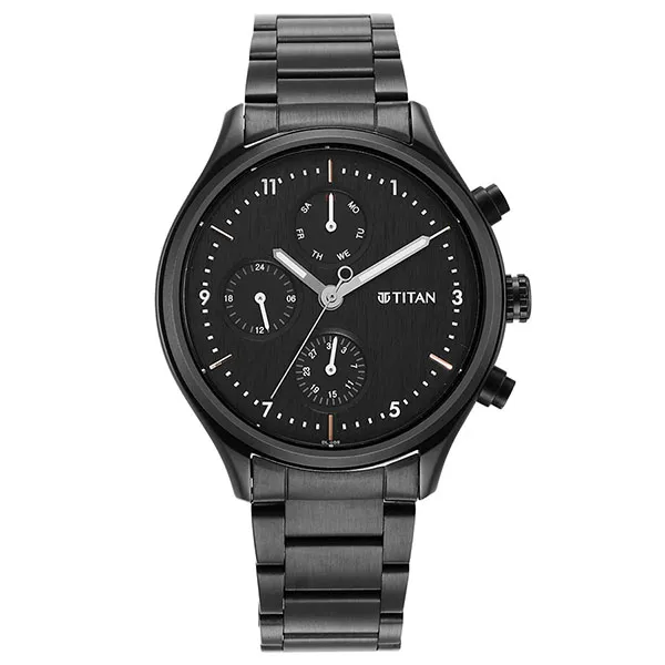 Đồng Hồ Nam Titan Neo 1803NM01 Màu Đen