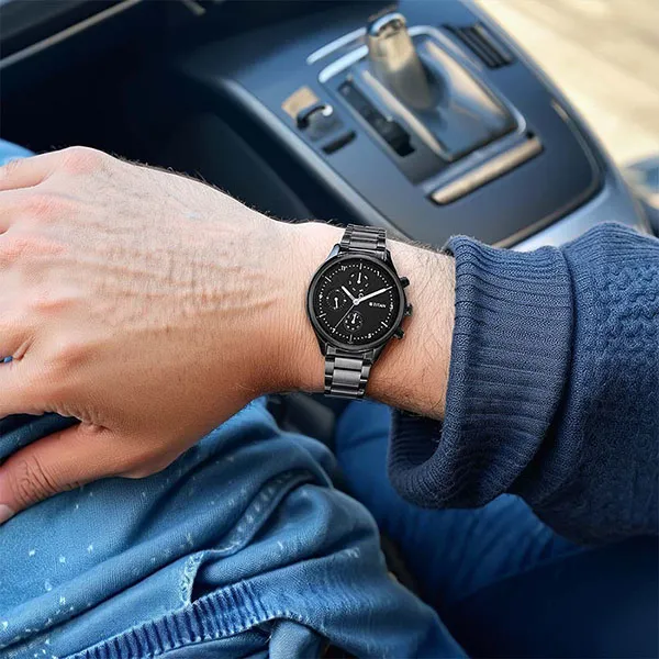 Đồng Hồ Nam Titan Neo 1803NM01 Màu Đen