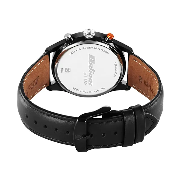 Đồng Hồ Nam Titan Octane Phoenix Quartz Watch 1805KL02 Màu Đen