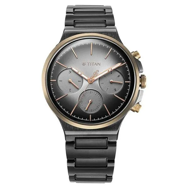 Đồng Hồ Nam Titan Quartet Grey 1883KM01 Màu Xám - Đồng hồ - Vua Hàng Hiệu