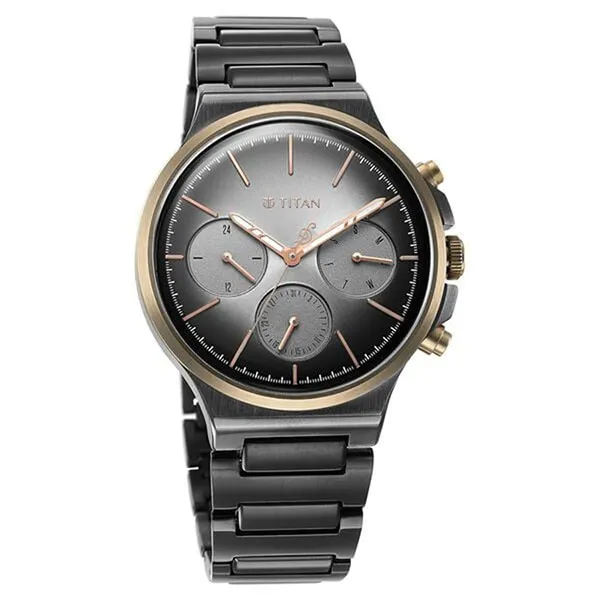 Đồng Hồ Nam Titan Quartet Grey 1883KM01 Màu Xám - Đồng hồ - Vua Hàng Hiệu