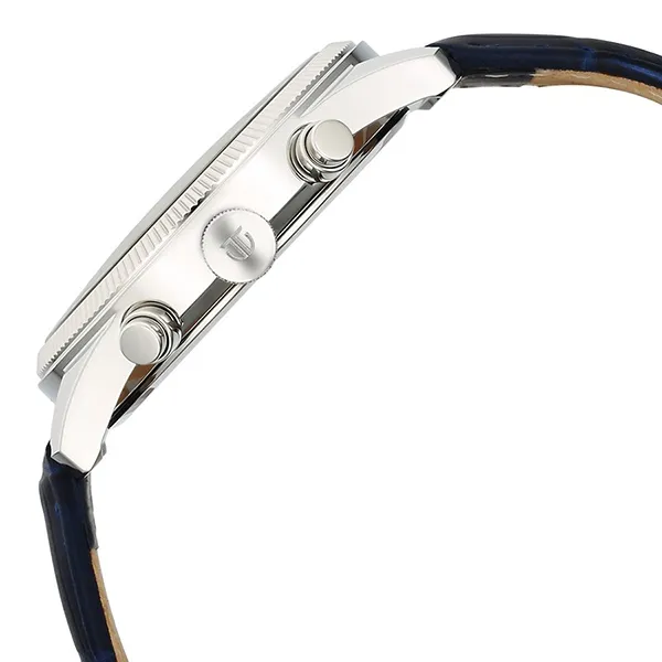 Đồng Hồ Nam Titan Regalia Opulent Quartz Analog With Day And Date Blue Dial Blue Leather 1805SL13 Màu Xanh Bạc