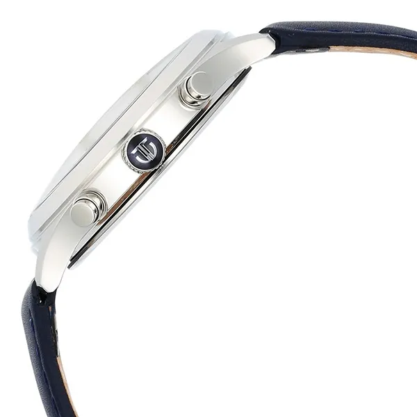 Đồng Hồ Nam Titan Sapphire Multifunction Quartz Analog With Day And Date Blue Dial Leather 1874SL02 Màu Xanh Bạc