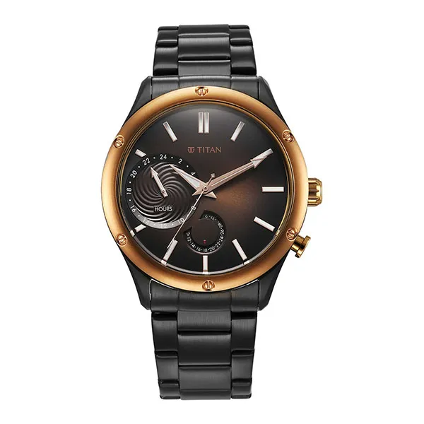 Đồng Hồ Nam Titan Stellar 10009KM02 Màu Đen