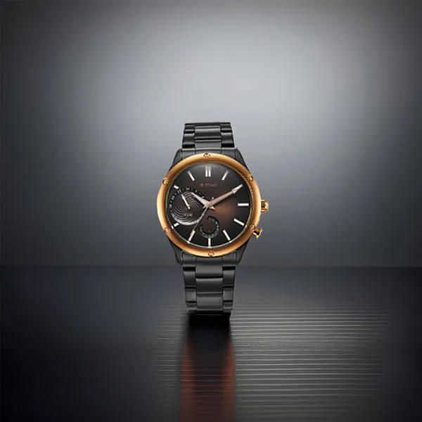 Đồng Hồ Nam Titan Stellar 10009KM02 Màu Đen
