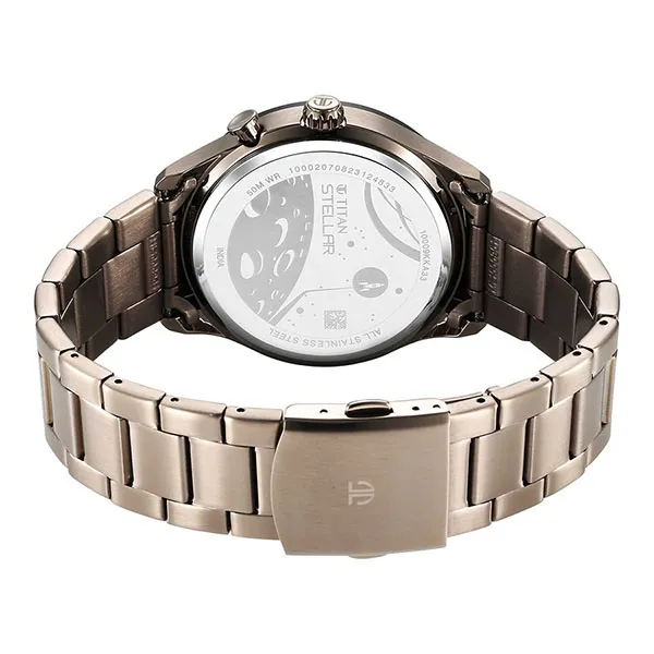 Đồng Hồ Nam Titan Stellar 10009KM03 Màu Nâu