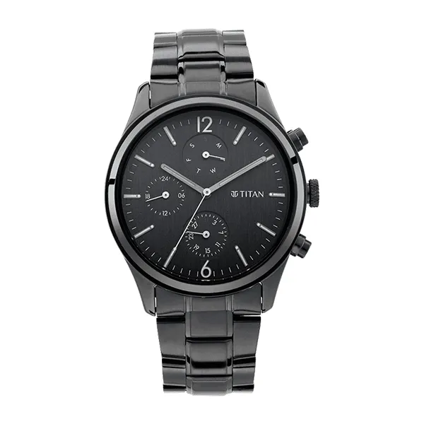 Đồng Hồ Nam Titan Workwear Watch 1805NM02 Màu Đen