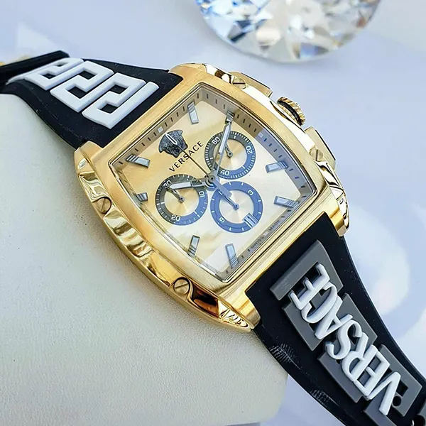 Đồng Hồ Nam Versace Dominus Chronograph VE6H00223 Màu Đen Vàng