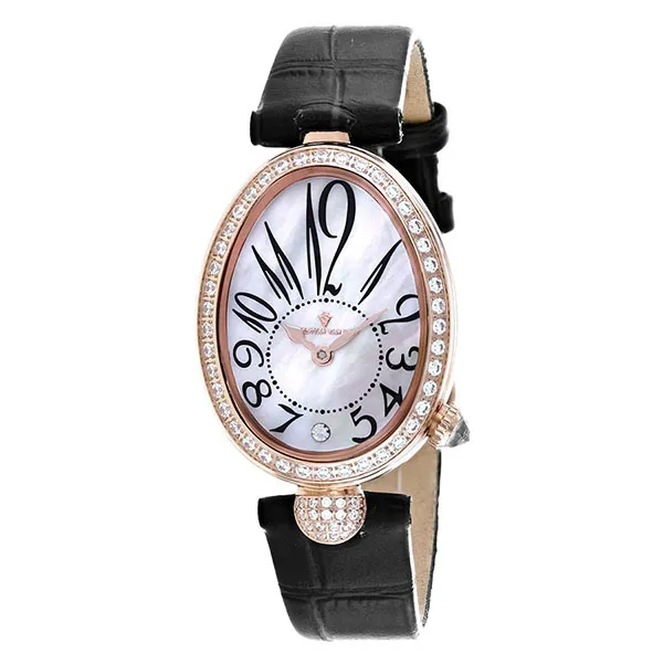 Đồng Hồ Nữ Christian Van Sant Women's Florentine White Dial Watch CV4294 Màu Đen - Vàng