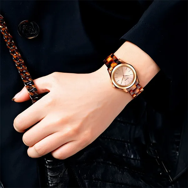Đồng Hồ Nữ Titan Purple Acetate Watch 95205KP01 Màu Nâu Havana - Đồng hồ - Vua Hàng Hiệu