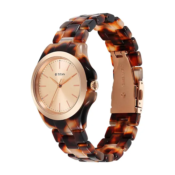 Đồng Hồ Nữ Titan Purple Acetate Watch 95205KP01 Màu Nâu Havana - Đồng hồ - Vua Hàng Hiệu