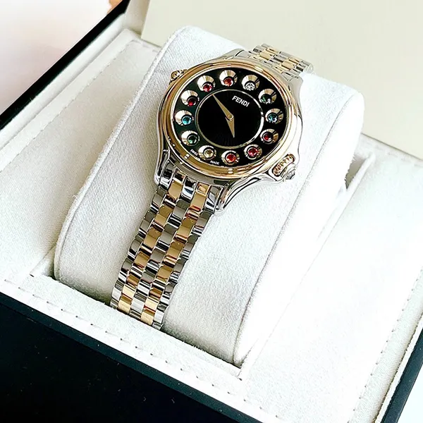 Đồng Hồ Nữ Fendi Crazy Carats F107021000B2T05 Màu Vàng Bạc