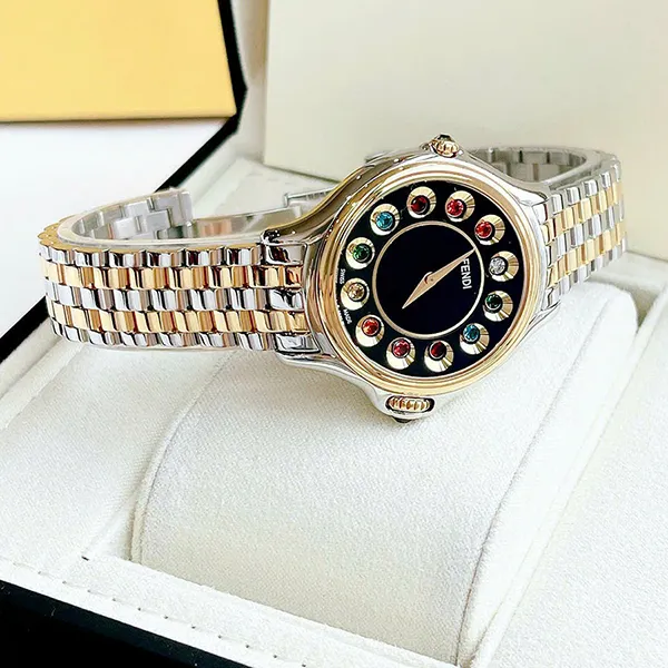 Đồng Hồ Nữ Fendi Crazy Carats F107021000B2T05 Màu Vàng Bạc