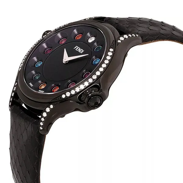 Đồng Hồ Nữ Fendi Crazy Carats F110021011C0T05 Watch Màu Đen - Đồng hồ - Vua Hàng Hiệu