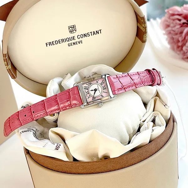 Đồng Hồ Nữ Frederique Constant Quartz Carreer FC-200MPWCD16-PR Pink Ribbon Màu Hồng - Đồng hồ - Vua Hàng Hiệu
