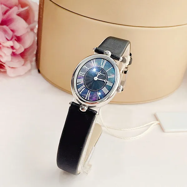 Đồng Hồ Nữ Frederique Constant Quartz FC-200MPB2V6 Màu Đen Khảm Trai