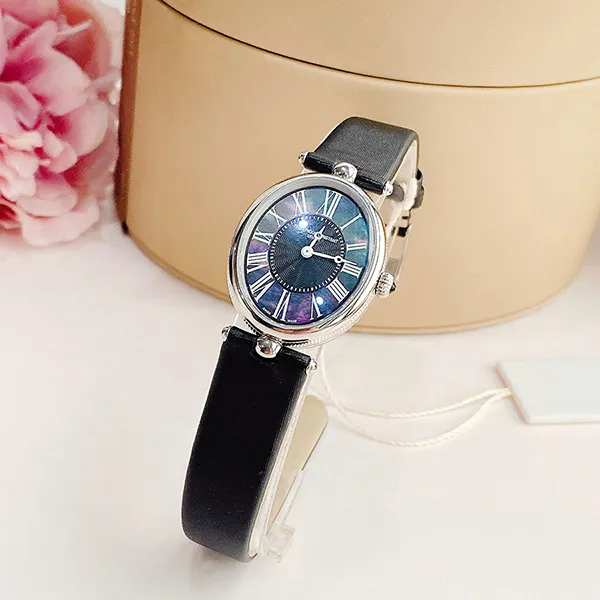 Đồng Hồ Nữ Frederique Constant Quartz FC-200MPB2V6 Màu Đen Khảm Trai