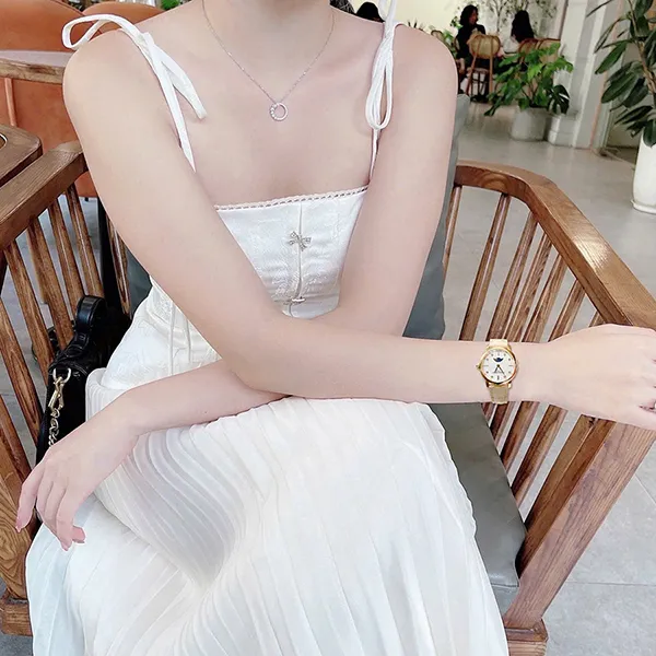 Đồng Hồ Nữ Frederique Constant Slimline FC-206MPWD1S5 Màu Be Vàng - Đồng hồ - Vua Hàng Hiệu