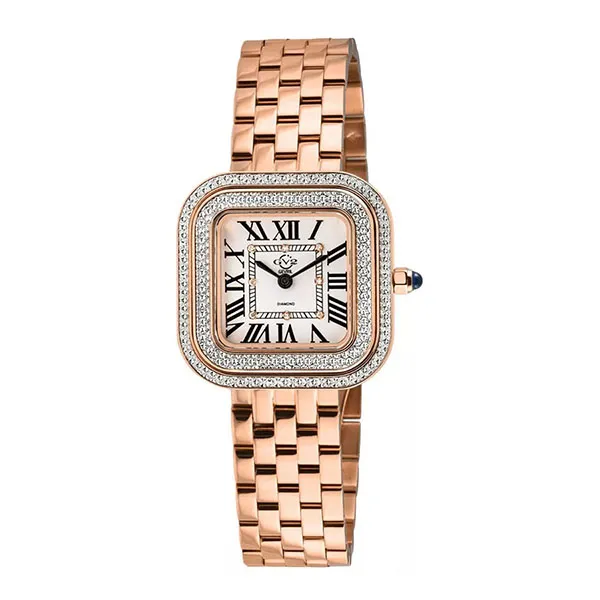Đồng Hồ Nữ Gevril Bellagio Quartz Gold-Tone Diamond Women's Watch Màu Vàng Hồng - Đồng hồ - Vua Hàng Hiệu