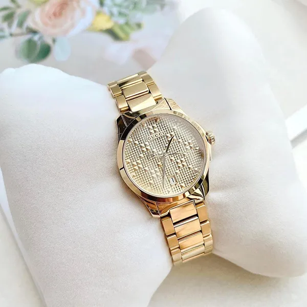 Đồng Hồ Nữ Gucci G-Timeless YA126461 Màu Vàng