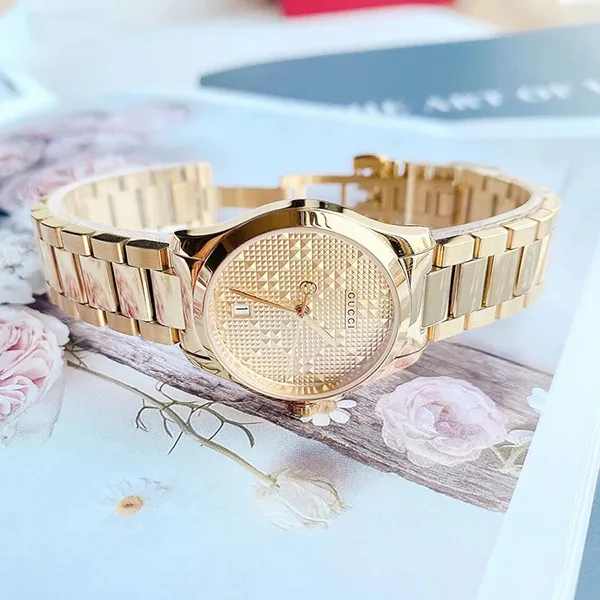 Đồng Hồ Nữ Gucci G-Timeless YA126461 Màu Vàng