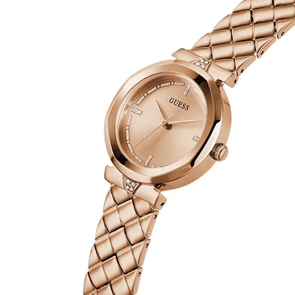 Đồng Hồ Nữ Guess Ladies Rose Gold Tone Analog Watch GW0613L3 Màu Vàng Hồng