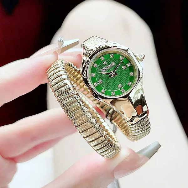 Đồng Hồ Nữ Just Cavalli Yellow Gold Green Watch JC1L270M0035 Màu Vàng Xanh Lá D-DY