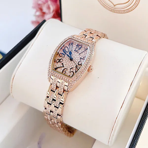 Đồng Hồ Nữ Kemil Ladies Watch KM2406 Màu Vàng Hồng