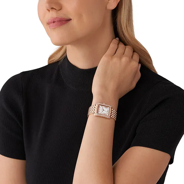 Đồng Hồ Nữ Michael Kors MK Emery MK4743 Màu Vàng Hồng