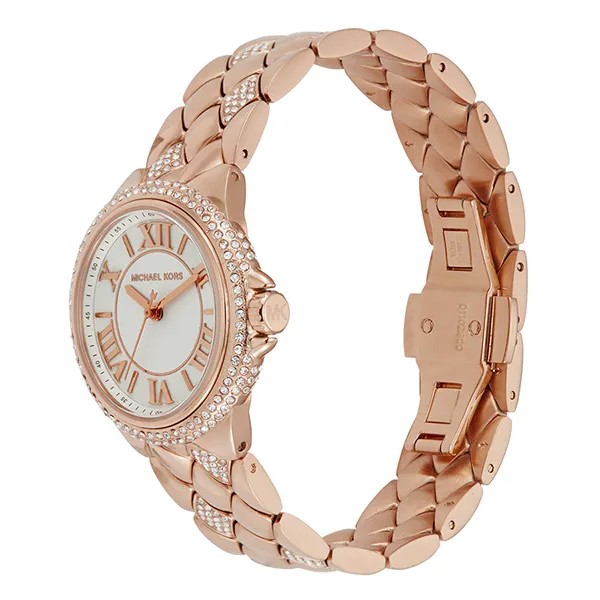 Đồng Hồ Nữ Michael Kors Harlowe Pavé Watch MK4810 Màu Vàng Hồng - Đồng hồ - Vua Hàng Hiệu
