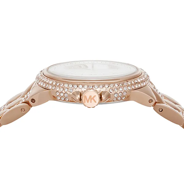 Đồng Hồ Nữ Michael Kors Harlowe Pavé Watch MK4810 Màu Vàng Hồng - Đồng hồ - Vua Hàng Hiệu