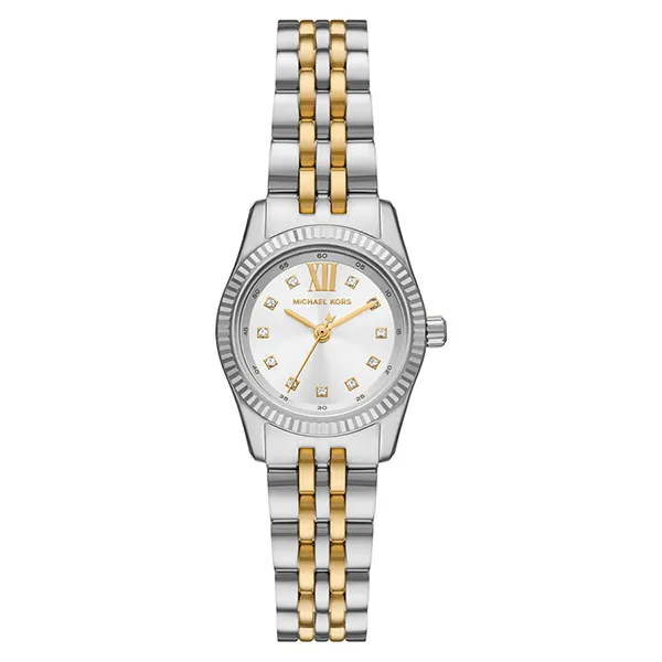 Đồng Hồ Nữ Michael Kors Lexington Two Tone Watch MK4740 Màu Bạc
