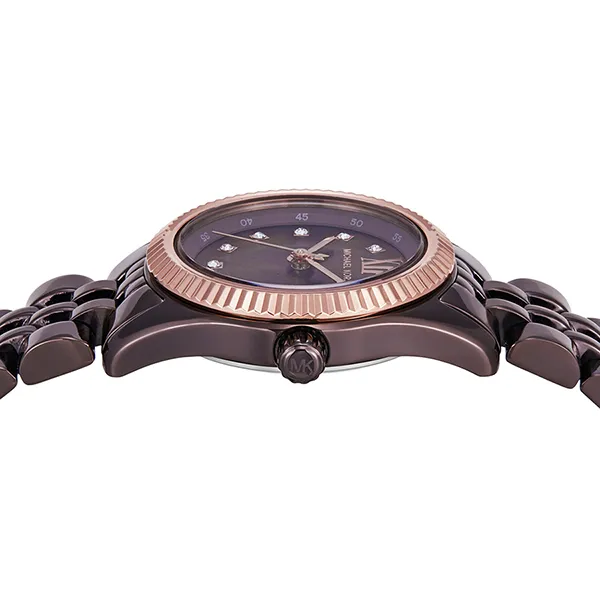 Đồng Hồ Nữ Michael Kors Quartz Watch With Stainless Steel Strap MK4844 Màu Nâu