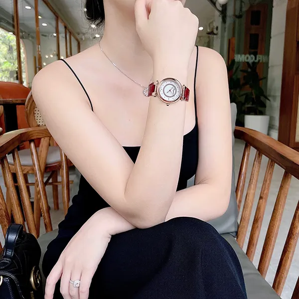 Đồng Hồ Nữ Salvatore Ferragamo Idillio Womens Rosegold 36mm Strap Fashion Watch Màu Đỏ - Đồng hồ - Vua Hàng Hiệu