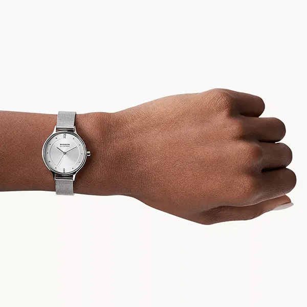 Đồng Hồ Nữ Skagen Anita Lille Steel Mesh Watch SKW2149 Màu Bạc