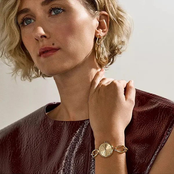 Đồng Hồ Nữ Skagen Signatur Lille Gold Stainless Steel Watch SKW3152 Màu Vàng Gold