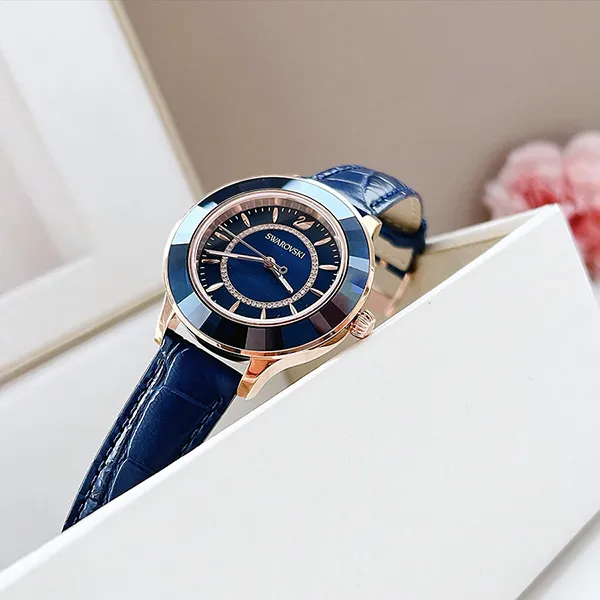 Đồng Hồ Nữ Swarovski Octea Lux Watch 5414413 Màu Xanh Navy - Đồng hồ - Vua Hàng Hiệu