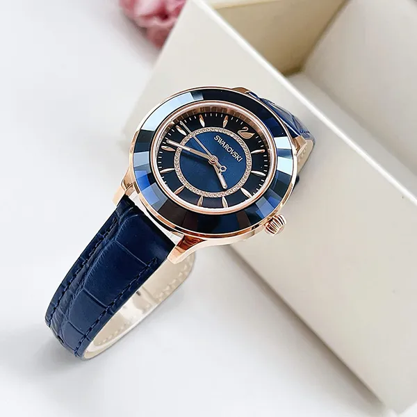 Đồng Hồ Nữ Swarovski Octea Lux Watch 5414413 Màu Xanh Navy - Đồng hồ - Vua Hàng Hiệu