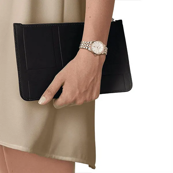 Đồng Hồ Nữ Tissot Carson Premium Lady T122.207.22.031.01 (T1222072203101) Màu Vàng Hồng