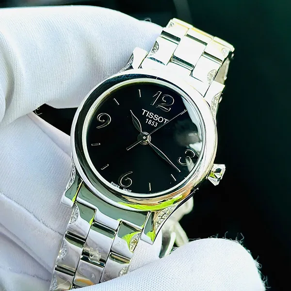 Đồng Hồ Nữ Tissot Quartz T028.210.11.057.01 Màu Bạc Đen - Đồng hồ - Vua Hàng Hiệu