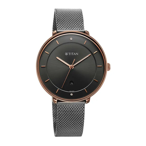 Đồng Hồ Nữ Titan Anthracite Dial Analog Watch 2651KM01 Màu Xám - Đồng hồ - Vua Hàng Hiệu