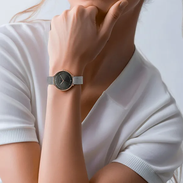 Đồng Hồ Nữ Titan Anthracite Dial Analog Watch 2651KM01 Màu Xám - Đồng hồ - Vua Hàng Hiệu