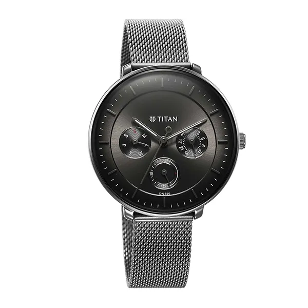 Đồng Hồ Nữ Titan Anthracite Dial Analog Watch 2651QM02 Màu Xám Chì