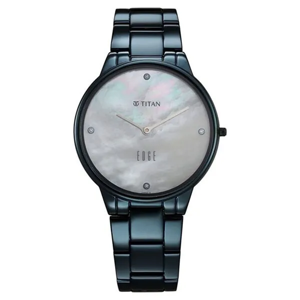 Đồng Hồ Nữ Titan Edge Metal Ladies Allure Quartz Analog 2734QM01 Màu Xanh - Đồng hồ - Vua Hàng Hiệu