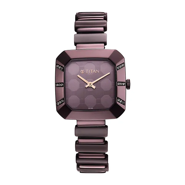 Đồng Hồ Nữ Titan Glitz Purple Watch 95208QD01 Màu Tím